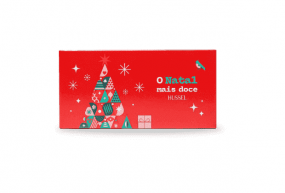 Caixa de Natal com Copinhos Belga 100g