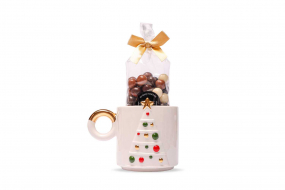 Caneca árvore de Natal com Chocolates9038